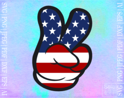 FREE Peace for america SVG