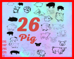 FREE pig SVG