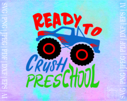 FREE Ready to Crush Preschool SVG