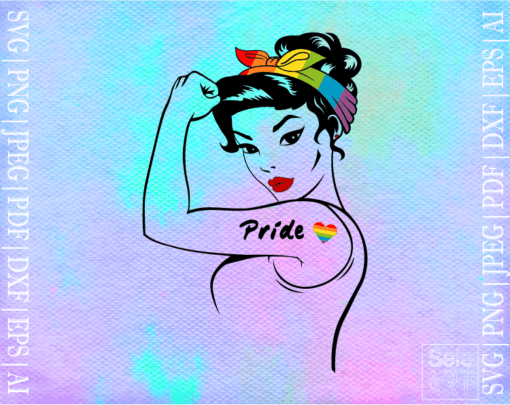FREE Rosie the Riveter Pride SVG