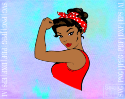 FREE Rosie the Riveter2 SVG