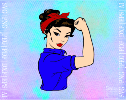 FREE Rosie the Riveter3 SVG