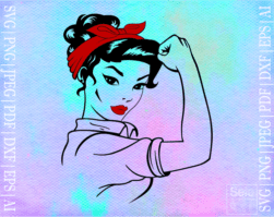 FREE Rosie the Riveter4 SVG