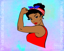 FREE Rosie the Riveter5 SVG