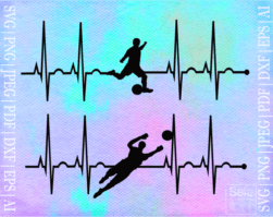 FREE Soccer EKG2 SVG