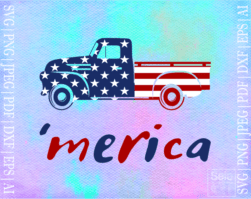 FREE Truck merica SVG