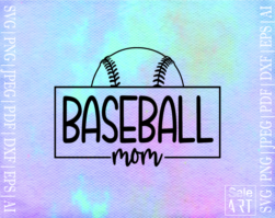 FREE Baseball Mom SVG
