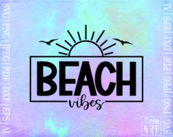 FREE Beach Vibes SVG
