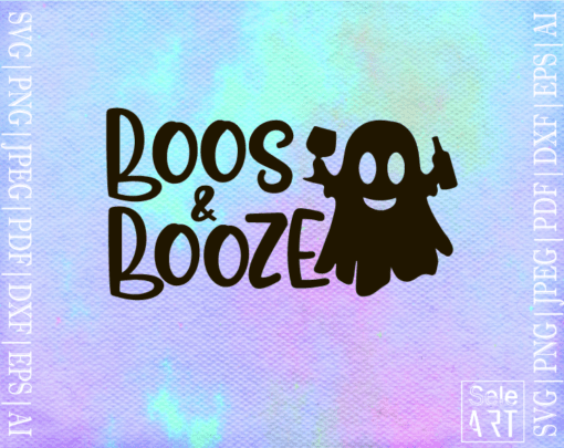 FREE Boos and Booze SVG