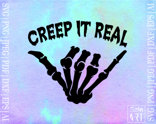 FREE Creep It Real Halloween SVG