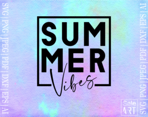 FREE Summer Vibes SVG - Free Svg with SeleART