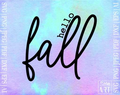 FREE Hello Fall SVG