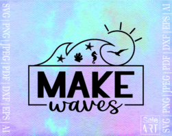 FREE Make Waves SVG