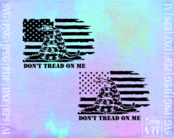FREE Don't Tread On Me Flag SVG