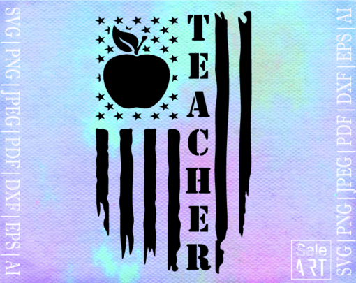 Teacher Flag SVG