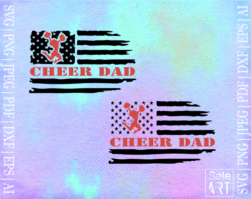 FREE US Cheer Dad SVG
