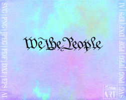 FREE We the people SVG