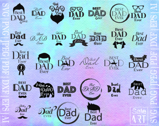 Best Dad Bundle SVG