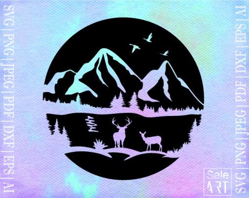 FREE Deer Nature SVG