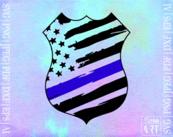 FREE Police badge SVG