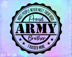 FREE Proud Army Brother SVG, Proud US Army Brother Svg, American Army Svg, Soldier Home Coming Svg, Military Family Shirt Svg