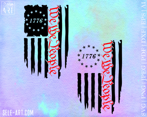 Betsy Ross Flag SVG, Historical American Flag SVG, flag svg, Cut File for Cricut & Silhouette, file dxf file for Silhouette Files for Cricut