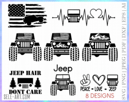 American offroad Svg, Mountains Forest, Amarican Flag, 4x4 offroad Clip art, For Cricut, For Silhouette, Suv, Pick Up Png, Svg