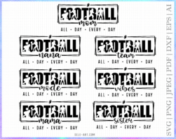 Football Bundle Svg, Football svg, Cheer Svg, Cheerleader Svg, Football Mom Sublimation, Layered Svg, Football Cricut Cut File