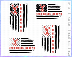 Cheer svg, Cheer Flag SVG, USA flag svg, PNG, Dxf, usa flag, Cheer Mom Svg, Cheer Shirt Svg, cheers dxf