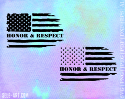 Honor and Respect Flag SVG, Honor Respect Distressed Flag Svg,Police svg, Back the Blue svg, Thin Blue Line svg, Police Officer svg, Police